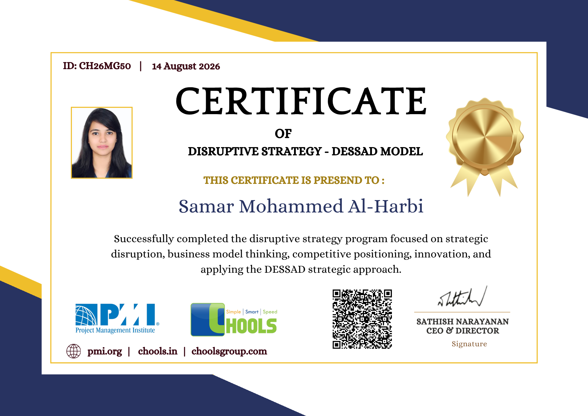 Management Programs Certificate